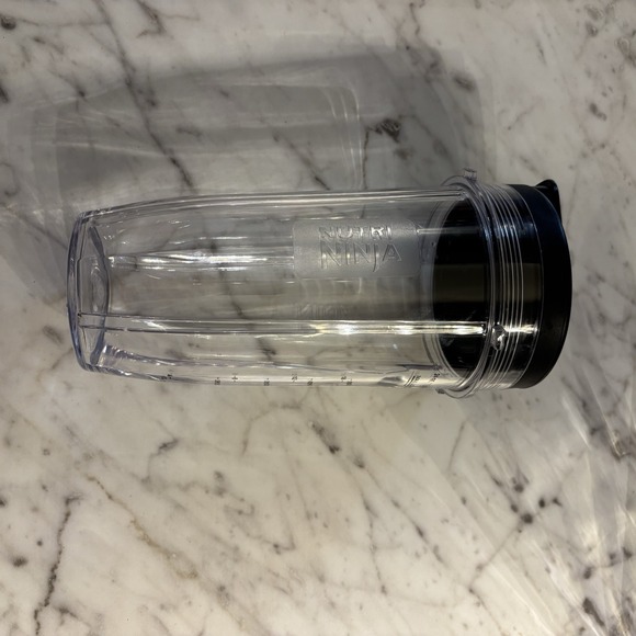 Nutri Ninja 16oz  To-Go Bullet Blender Jar Cup Bottle Container with Lid - Picture 1 of 6